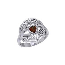 Irlandese Claddagh Anello 925