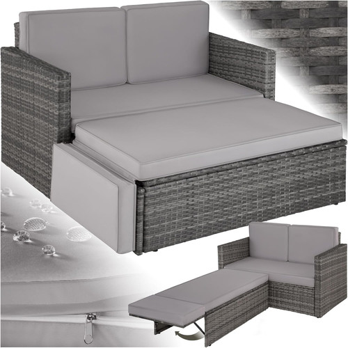 Divano lounge in rattan - in,