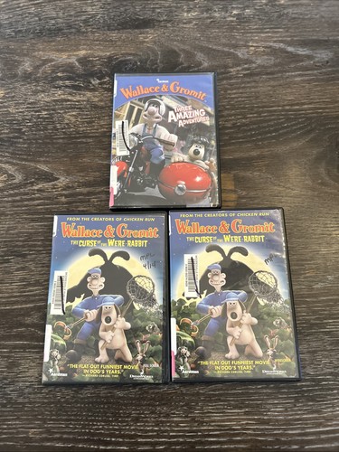 Wallace gromit dvd lot - wallace,