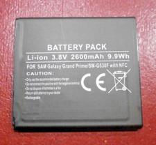 Batteria compatibile Samsung per GALAXY GRAND PRIME SM-G530F da 2600mAh li-ion