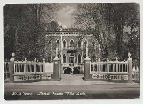 Abano terme padova cartolina - terme,