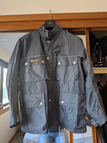 Giacca moto impermeabile uomo