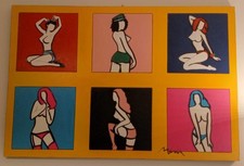 LODOLA MARCO - SMALTO E ACRILICO SU TELA - PIN UP - OPERA MONUMENTALE