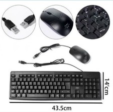 KIT TASTIERA E MOUSE CON FILO