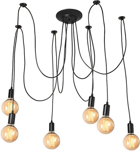 Lampadario ragno luci - ragno, 6