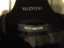 TER ET BANTINE GIACCA TG. 40/42 COLORE NERO IN LANA POLIESTERE