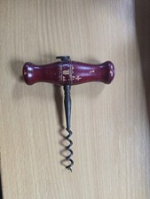 Vintage Wooden Handled Red