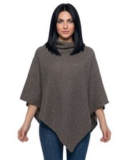 Poncho Cape da donna in maglia