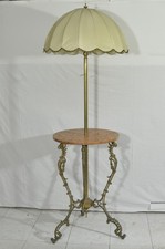 Tavolo con Piantana ottone