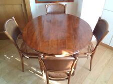 Tavolo tondo con 4 sedie Thonet originali