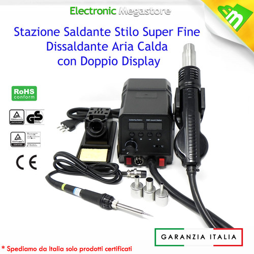 Stazione aria calda e - ad,