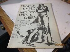 TUTTA CASA LETTO E CHIESA di FRANCA RAME DARIO FO musiche CARPI - teatro 1977