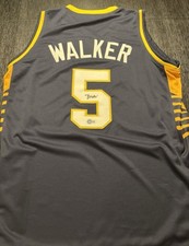 Maglia personalizzata autografata Jerace Walker Indiana Pacers #5