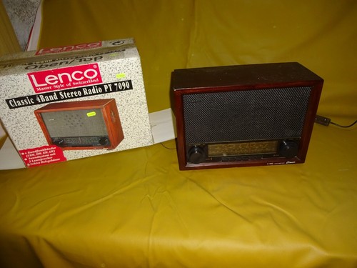 Radio epoca legno lenco - radio, in
