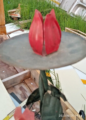 Scultura ferro battuto come - ferro,
