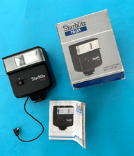 Starblitz 160A Compact Electronic Auto Flash Unit + Libretto Istruzioni + Scatola