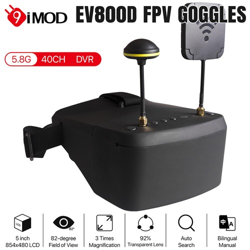 800d 40ch fpv occhiali - 40ch,