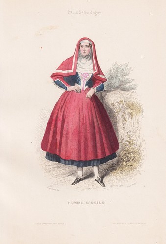 Osilo sardegna costumi tracht - sardegna,