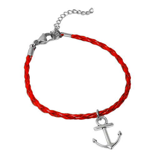 Bracciale con ancora argento - bracciale,