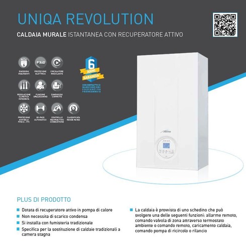 Sime uniqa revolution - uniqa, caldaia