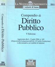 Compendio di diritto pubblico. . Aa.Vv.. 2004. VED.