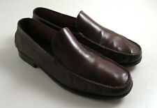 SCARPE MOCASSINO UOMO TOD'S TG. 9 ITA 43 IN PELLE TESTA DI MORO MARRONI ORIGINAL