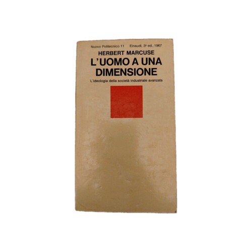 Uomo una dimensione - una,