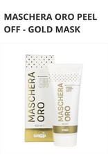 Maschera viso Maschera Oro