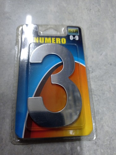 Numero metallica alluminio - numero,