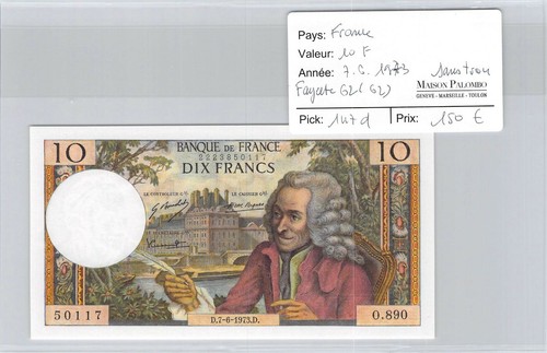 Billet france francs - billet,