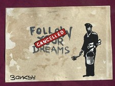 Banksy quadro e disegno su