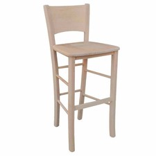 Sgabello Lucy in legno di