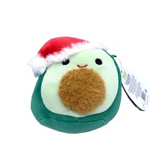 Austin l'Avocado con Cappello di Babbo Natale 4,5" Squishmallow Peluche Natale Peluche Giocattolo
