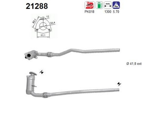 Cv catalizzatore per - 54,