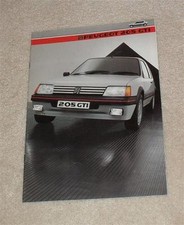 Brochure Peugeot 205 GTI 1.6 -