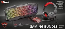 Trust Gaming GXT 1180RW Kit Cuffie - Tastiera e mouse Illuminati