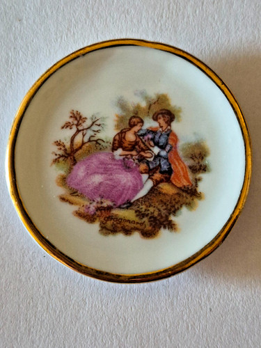 Piatto porcellana vintage