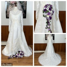 Splendido abito da sposa e