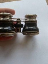 Antique Opera Glasses Theatre Glasses 10 Leather Fab Metalwork