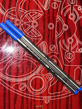 Montblanc Rollerball 2 x penna ricarica media blu royal 124504, 710.