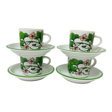 Set 4 piattini tazza espresso