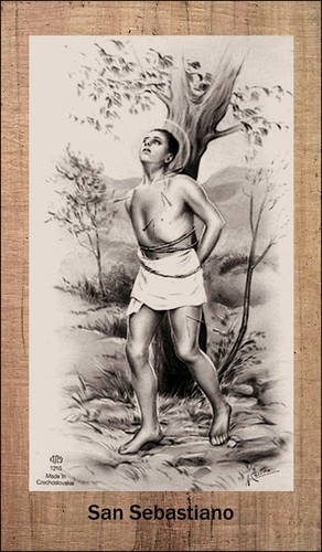 Santino holy card san - santino,