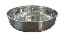 Teglia da forno, Tortiera Rotonda Ø 30 cm in Acciaio 18/10 inossidabile Gnutti