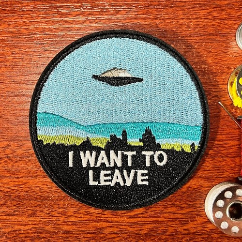 Voglio lasciare patch motto - voglio,