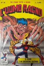 L'UOMO RAGNO N.16 STAR COMICS 1998 BLISTERATO CON ADESIVI