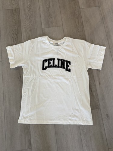 Shirt bianca celine manica - t-shirt,
