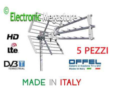 OFFEL ANTENNA OFFEL (21-501B) 3 CULLE CANALE 21-60 BIANCA 5 PEZZI