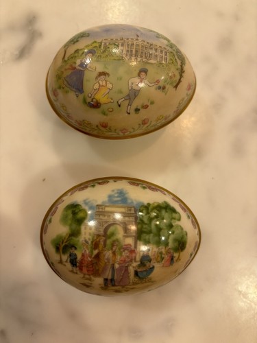 Pair lenox easter eggs - pair,