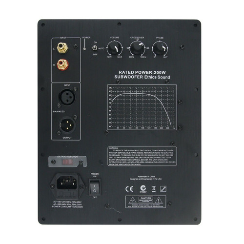 Scheda amplificatore subwoofer - scheda,