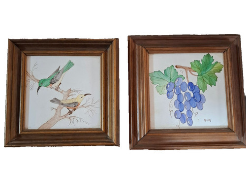 Coppia quadretto colibrì - coppia,